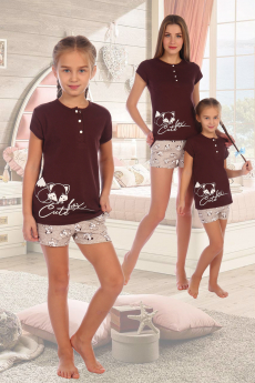 Пижама для девочки с лисичкой Натали со скидкой